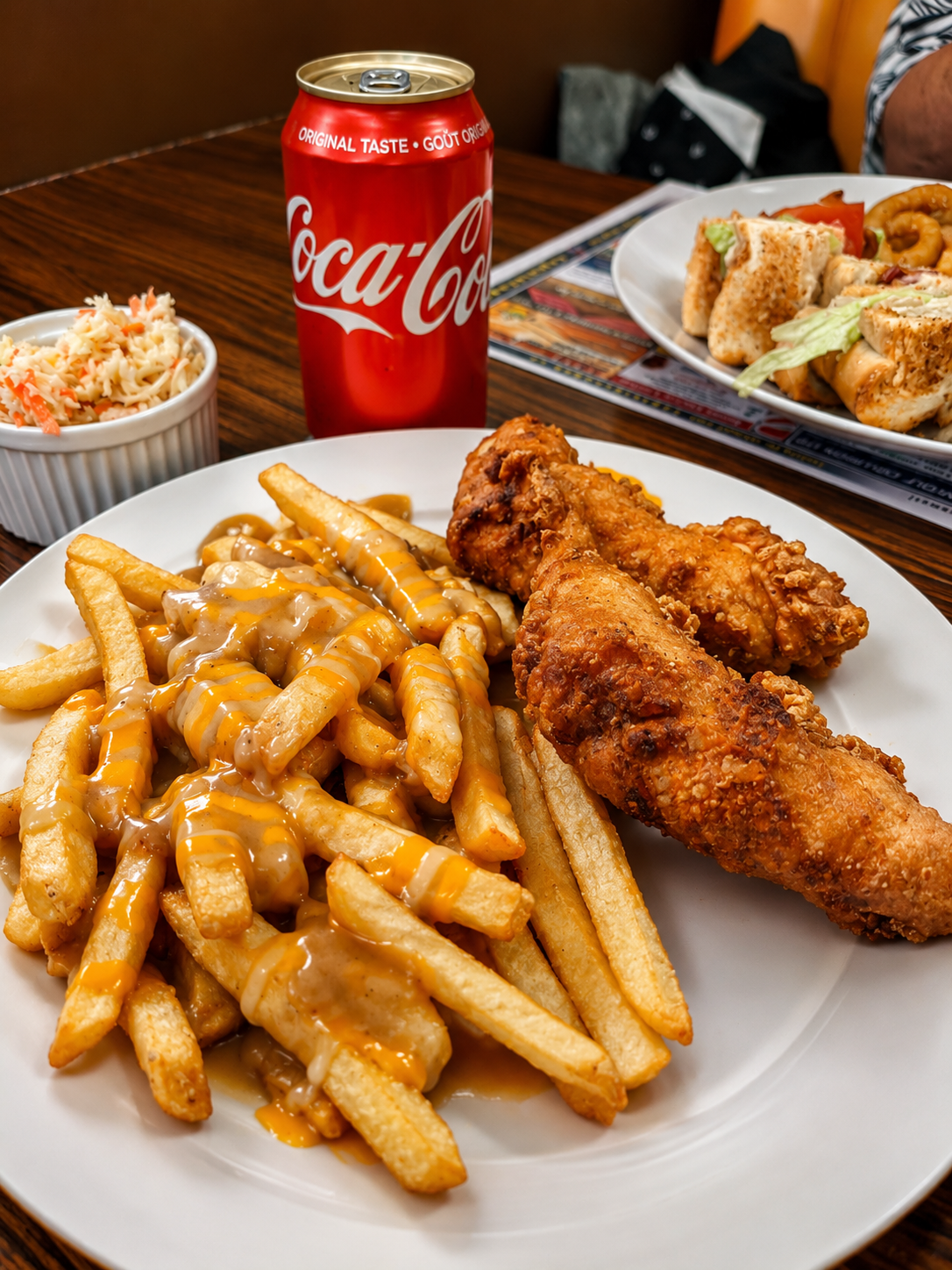 Fish and chips served at Westcliff Restaurant